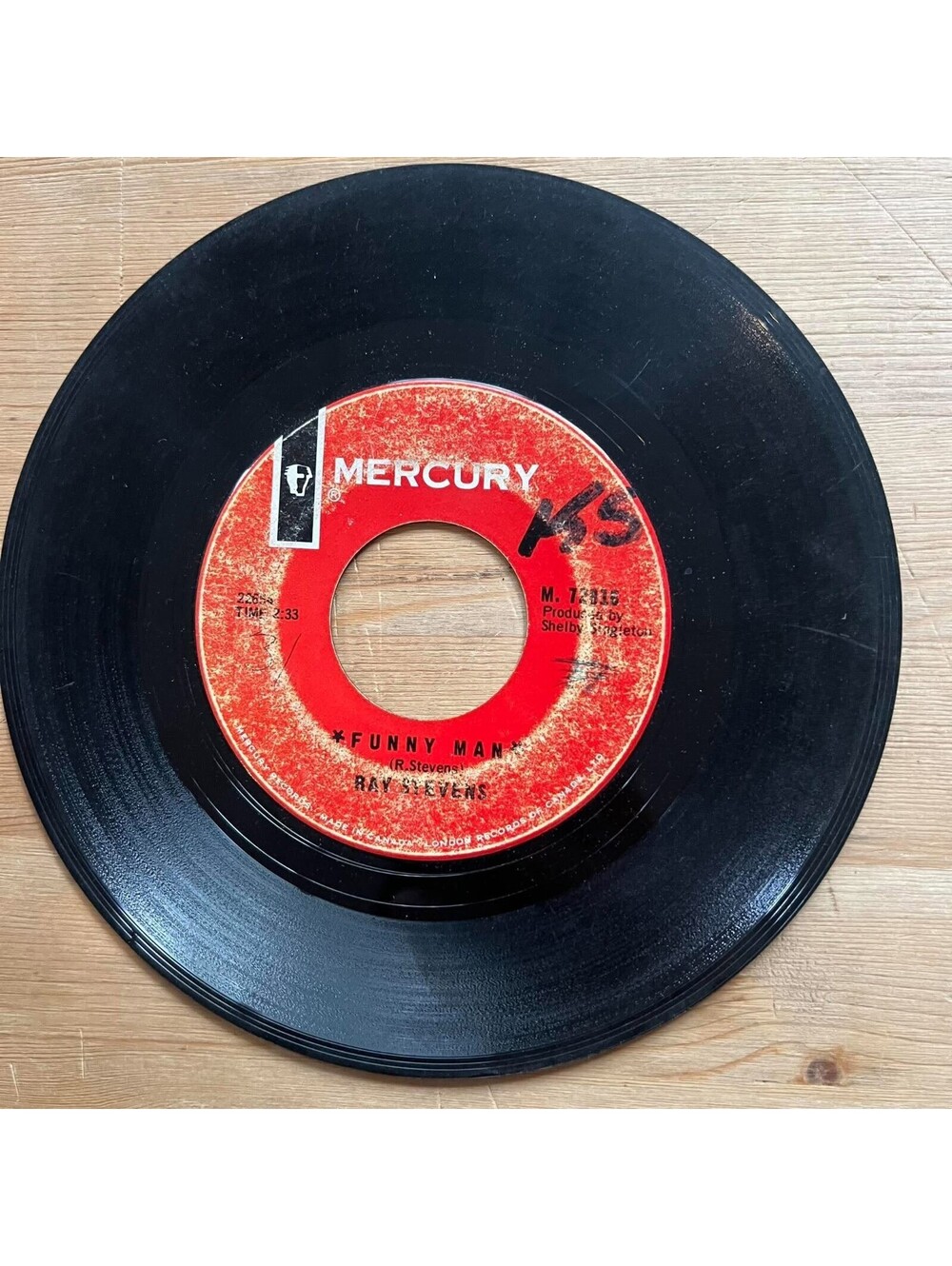 Ray Stevens - Funny Man/Just one of Life's Little Tragedies 45rpm VG+ R17